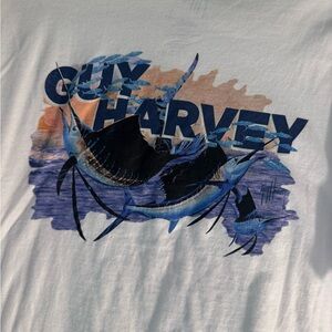 Guy Harvey White Cotton T-Shirt